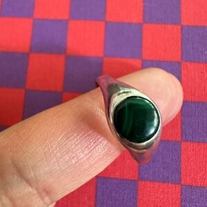 Anna beck malachite ring 9